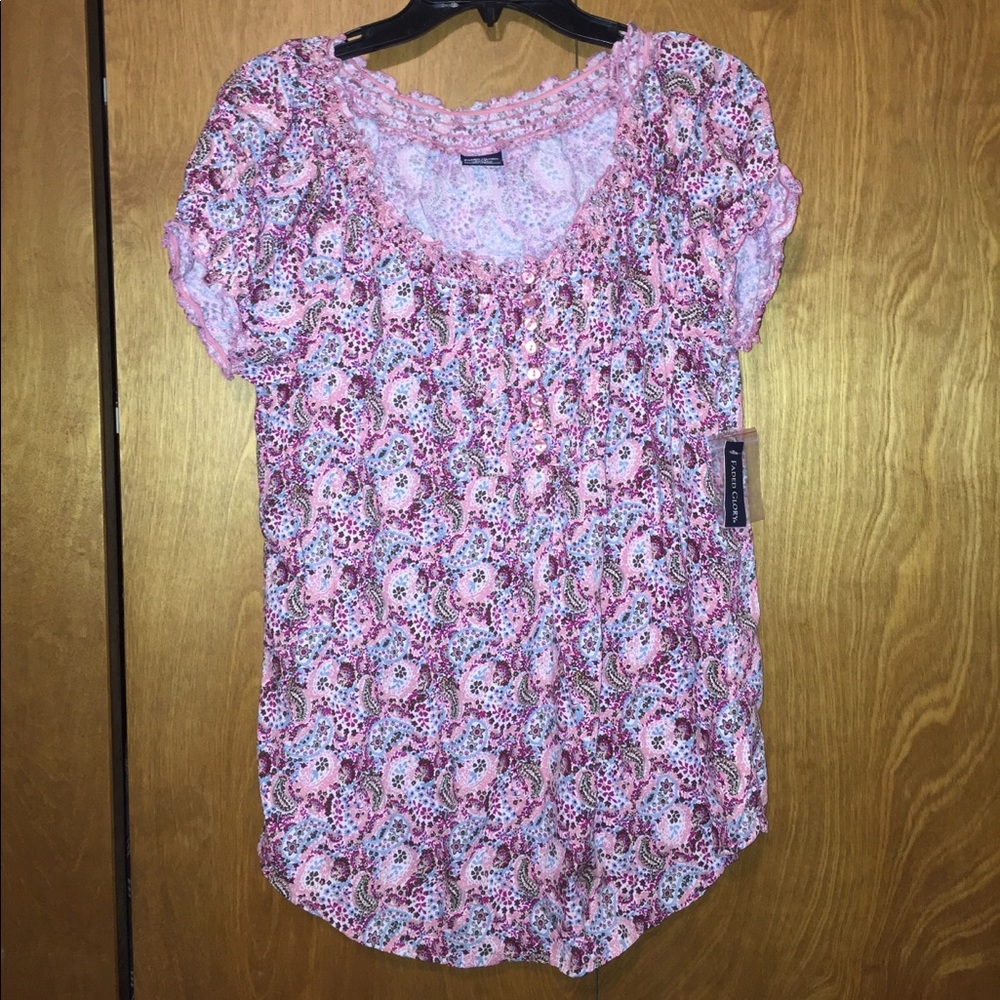 New Floral Peasant Blouse